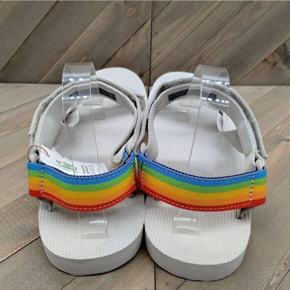Teva Original Universal Pride x Polaroid Sandals Mens‎ Size  12 Ice Grey Outdoor - Picture 5 of 9